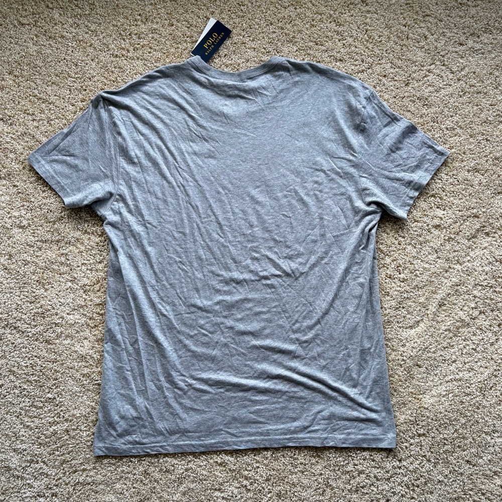 Polo by Ralph Lauren Men's Short Sleeve Crew Tee‎ - Heather Gray XL - Picture 6 of 6